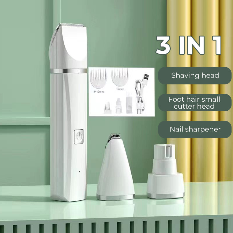 🔥🐾 4-in-1 Haustier-Haarschneider ✂️🧼 – leise, kabellos, sicher für Pfoten & Fell, Überhitzungsschutz, Barthaartrimmen, Krallenpflege – jetzt sparen!