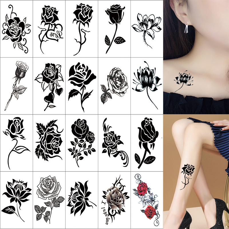 đŠTrendy 3D Tattoo Aufkleber