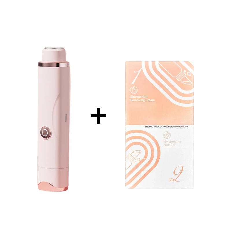 Elektrischer Körperhaartrimmer mit zwei Köpfen: Gesichtsbehaarung, Beinhaare, Haarschnitte – alles mit einem Gerät erledigt