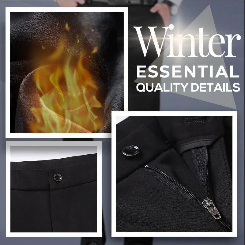 Hochelastische Herren-Winterhosen