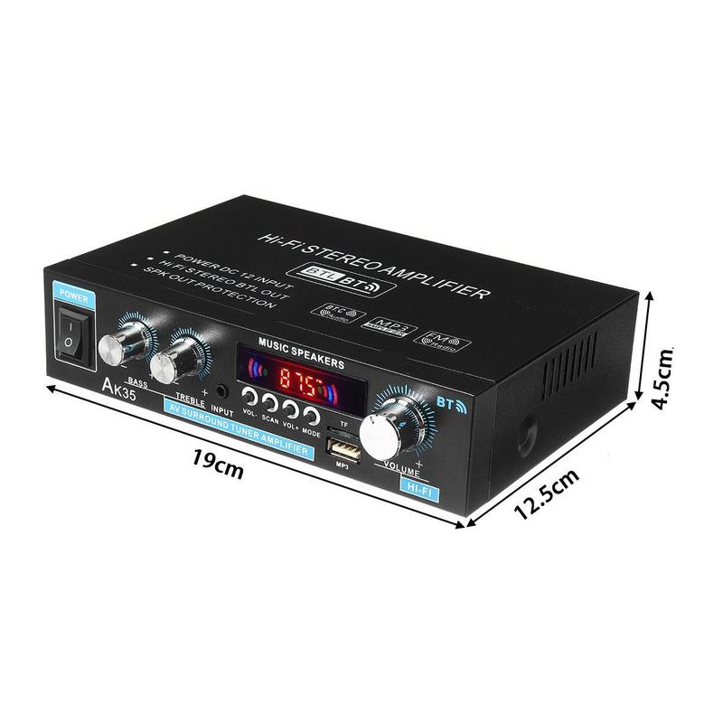 🔊 LIMITED-TIME 50% RABATT! ✨ 600W Mini HIFI Audioverstärker – 2-Kanal, Bluetooth 5.0, FM-Radio 🎵