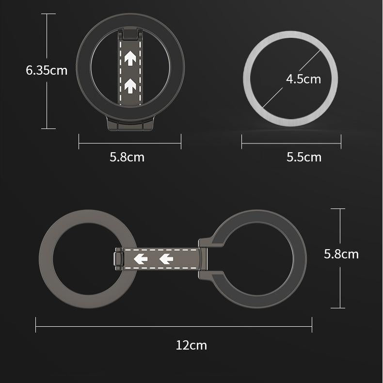 360° drehbarer, doppelseitiger magnetischer Handyhalterđ