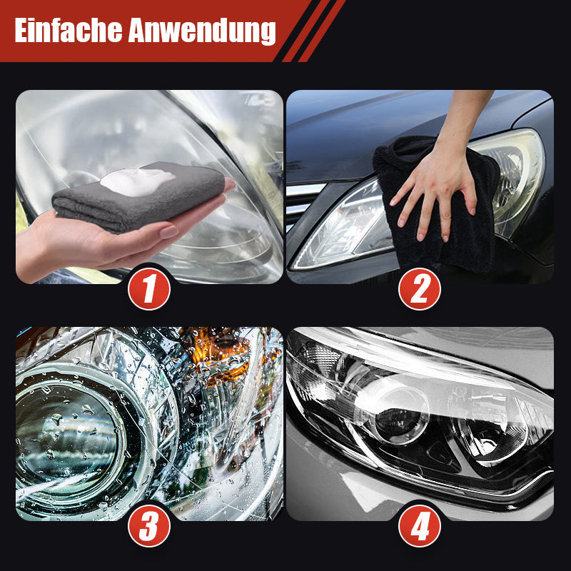 🚗 ✨ Autoscheinwerfer-Reparaturset – Professionelle Politur mit Schwamm und Versiegelung, klar und einfach anzuwenden, UV-Schutz💎