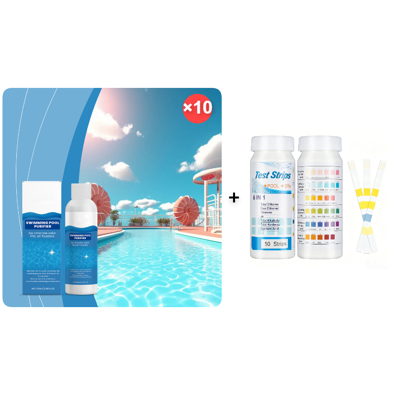 💧 Reinigungsflüssigkeit für Pools – kristallklares Wasser, mühelos! ✨ Schluss mit grünem Wasser und aggressiven Produkten – genießen Sie jederzeit ein gesundes, natürliches Badevergnügen. 🏊♂️💙
