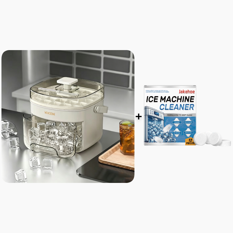 🔥HEISSER ANGEBOT 50 % RABATT🔥⏱️ Sofortige Eiswürfel in Sekundenschnelle – einfach drücken und loslassen! 🧊✨