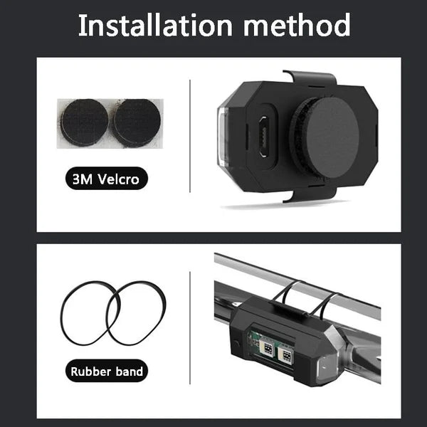 LED-Stroboskop-Antikollisionslichter in 7 Farben - Entwickelt für Fahrbegeisterte💡