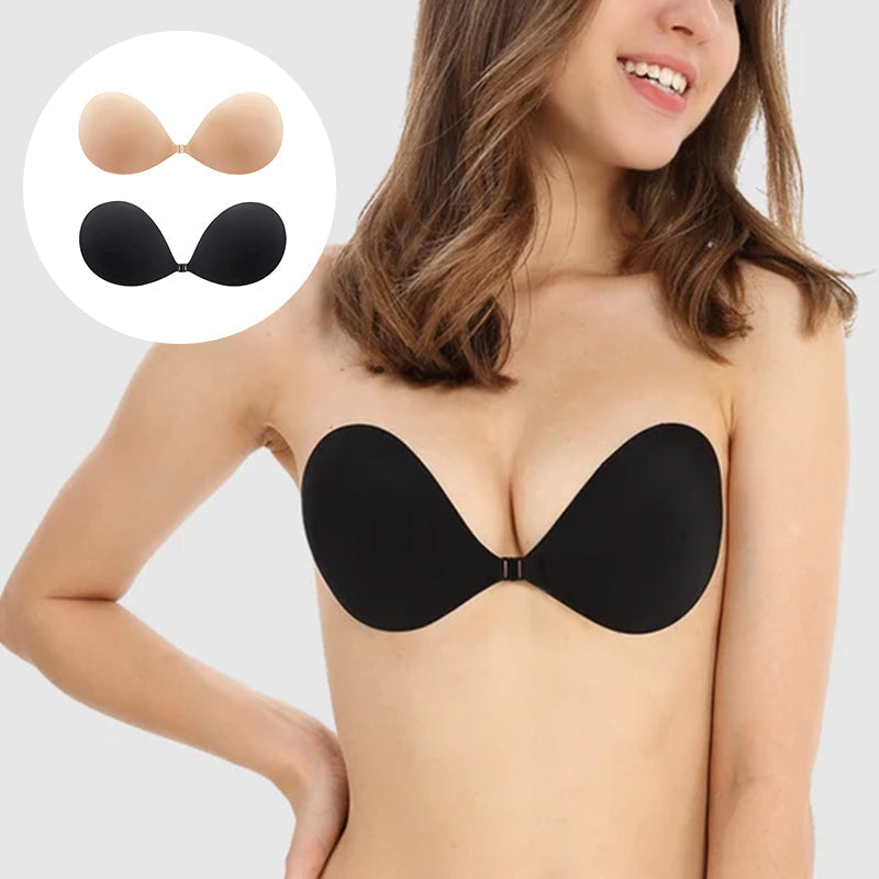 💗2 Paar zum Preis von 1 – 1 gratis dazu 🎁Selbstklebende, unsichtbare BHs mit Raffungen