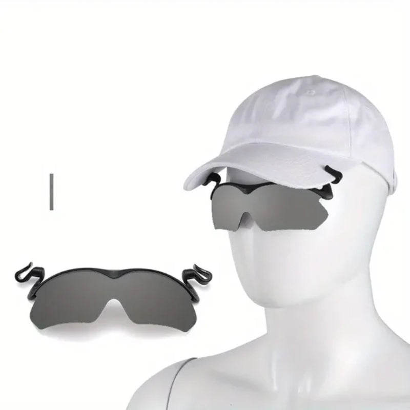 🔥Sommer-Heißverkauf💥Sport-Sonnenbrille mit Clip auf der Kappe