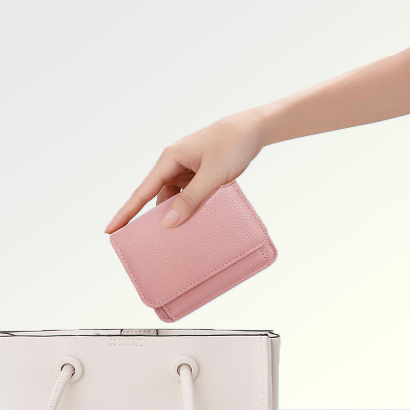 đ„HeiĂer Verkaufđ„(33% Rabatt)Vintage Mini-Geldbörse mit mehreren FĂ€chern in einfarbigem Design