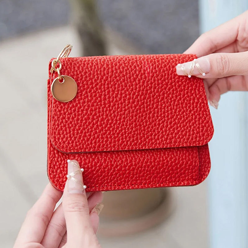 đ„HeiĂer Verkaufđ„(33% Rabatt)Vintage Mini-Geldbörse mit mehreren FĂ€chern in einfarbigem Design