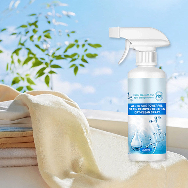 🔥Heute 33%~60% Rabatt🔥 All-in-One leistungsstarke Fleckenentferner Kleidung Dry-Clean Spray