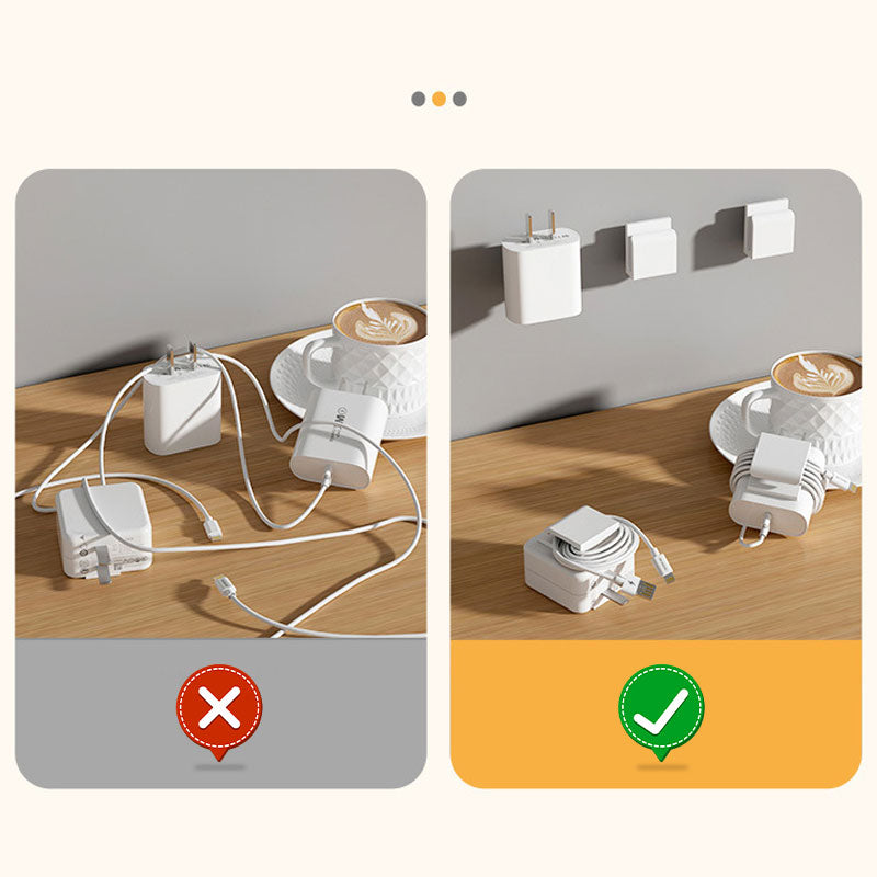 Multifunktionaler selbstklebender Kabelorganizer