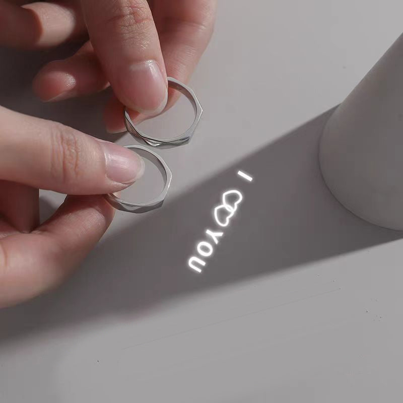 Verstellbarer Skulptur-Ring - Ich liebe dich Romantik Geschenk