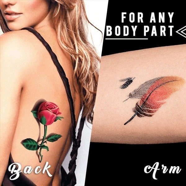 đŠTrendy 3D Tattoo Aufkleber