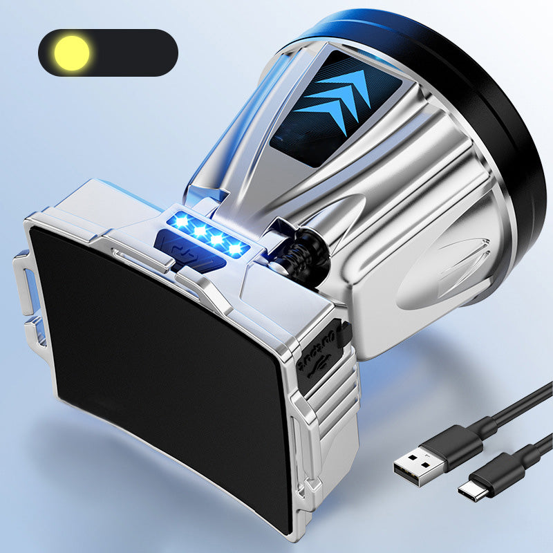 🔥2025 Super Outdoor-Ausrüstung🔥Superhelle, wiederaufladbare Hochleistungs-Stirnlampe