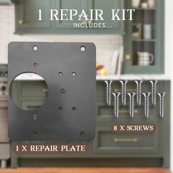 Rustproof Hinge Repair Kit™ | Bestes Reparaturset für Tür- und Schrankscharniere