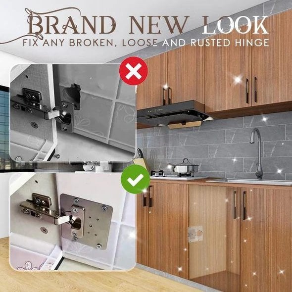 Rustproof Hinge Repair Kit™ | Bestes Reparaturset für Tür- und Schrankscharniere