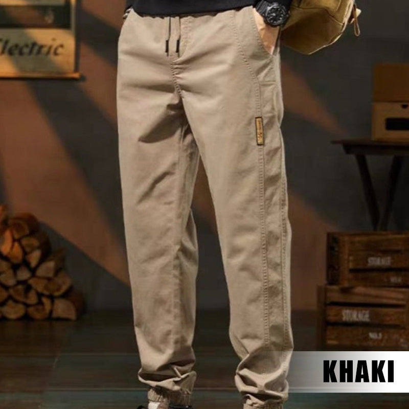 Stilvolle Freizeithose mit Kordelzugbund und Taschen