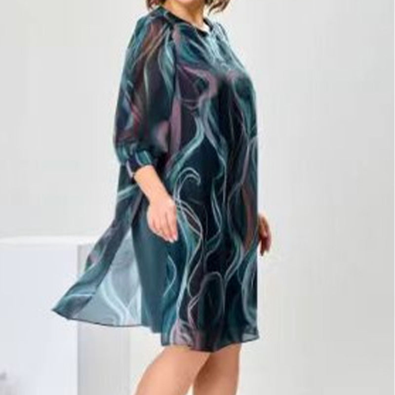 💖Begrenzter Verkauf 50 % RABATT💖Modisches, atmungsaktives, lockeres Kleid für Damen