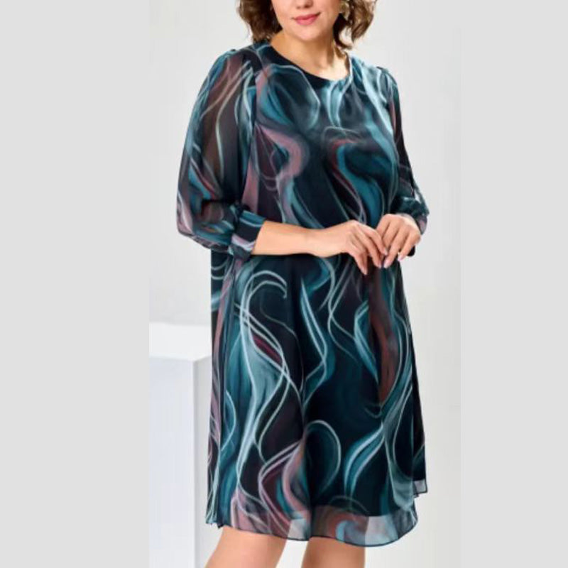 💖Begrenzter Verkauf 50 % RABATT💖Modisches, atmungsaktives, lockeres Kleid für Damen