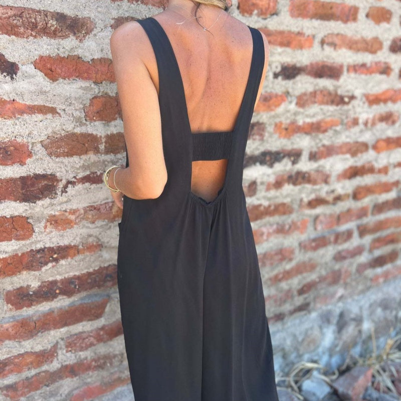 🔥49% RABATT🔥 Lässiger, vielseitiger, lockerer Jumpsuit mit Knöpfen für Damen