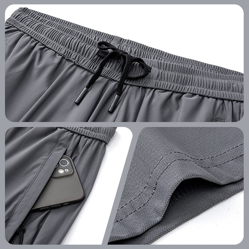 Herren 2-teiliges Set: Kurzarm-Oberteil & Hose mit elastischem Bund