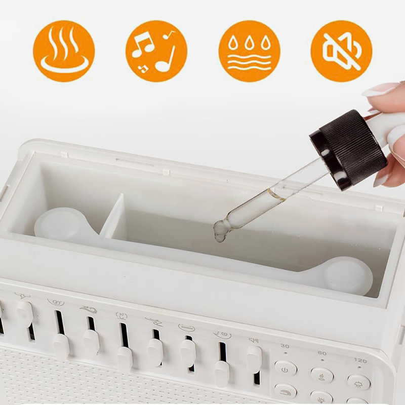 Multifunktionaler Bluetooth-Lautsprecher mit Luftbefeuchter und Nachtlicht