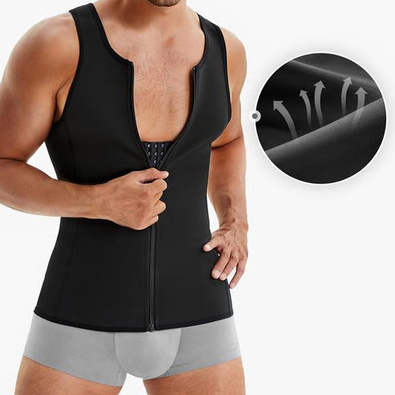 ⚡2025 Heißer Verkauf 50% OFF 🔥Herren Reißverschluss Taille Trainer Trimmer Weste