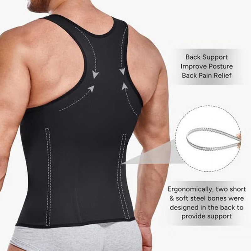 ⚡2025 Heißer Verkauf 50% OFF 🔥Herren Reißverschluss Taille Trainer Trimmer Weste