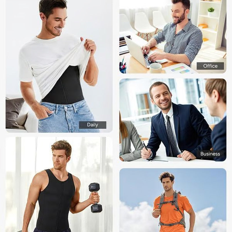 ⚡2025 Heißer Verkauf 50% OFF 🔥Herren Reißverschluss Taille Trainer Trimmer Weste