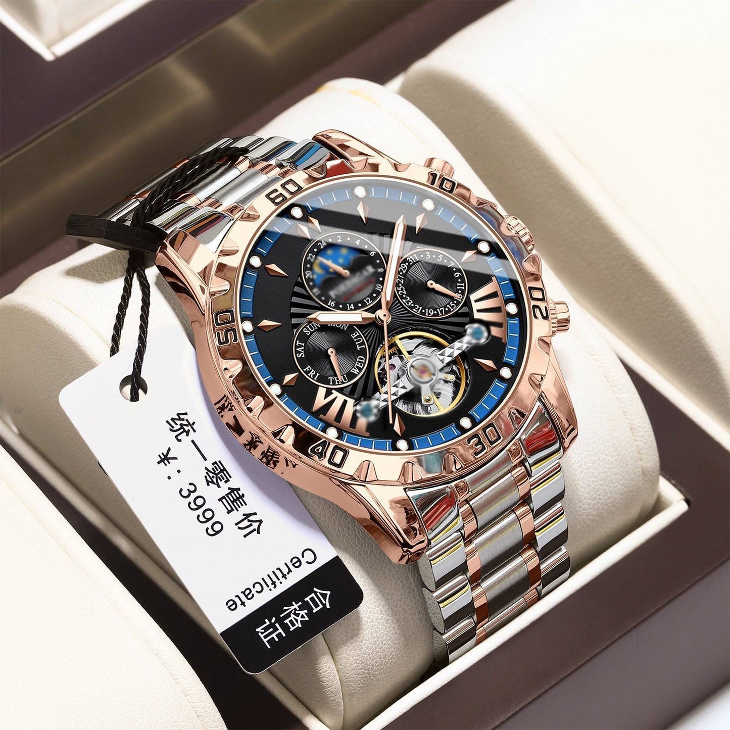 ⌚💧Schweizer brandneue wasserdichte automatische mechanische Uhren