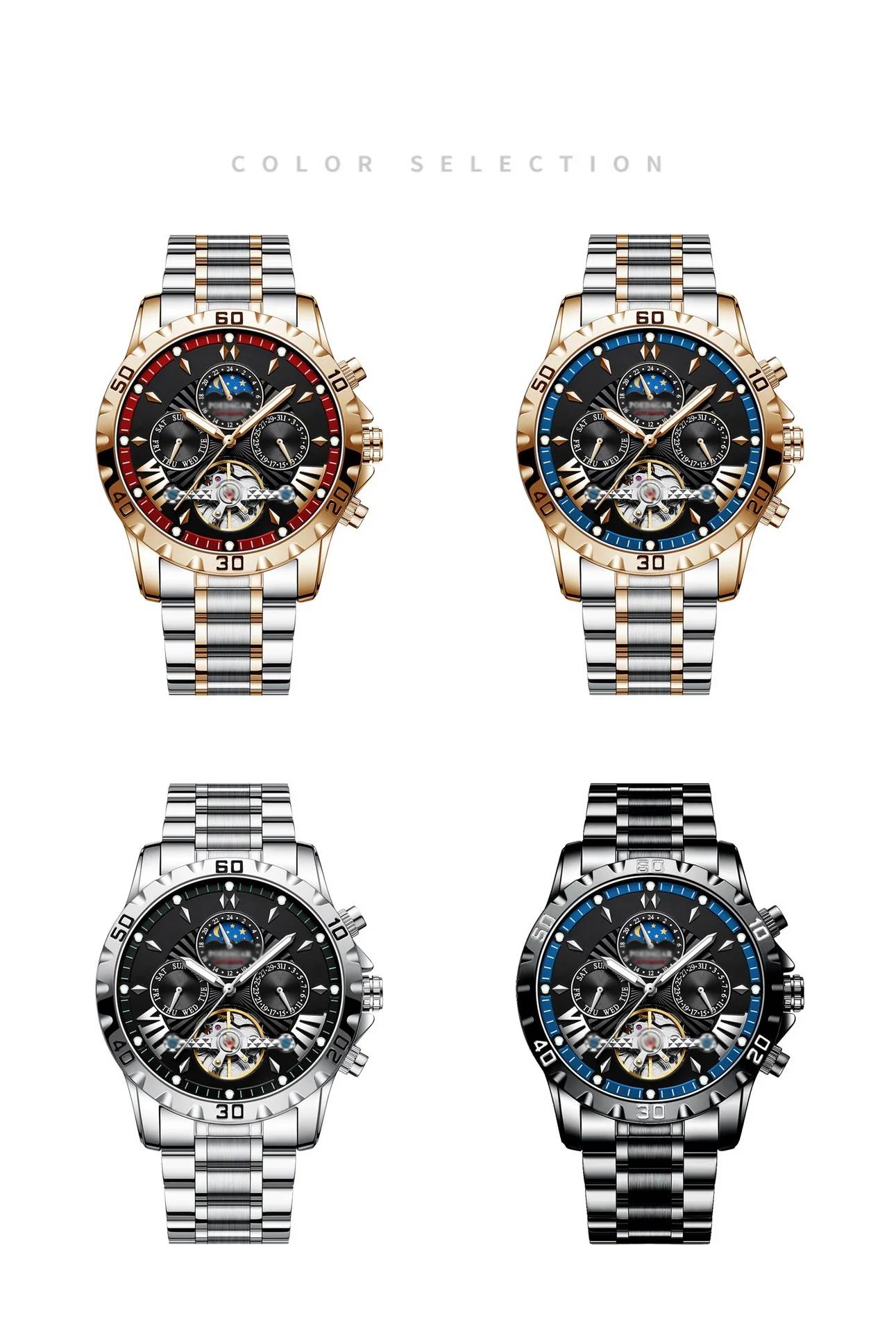 ⌚💧Schweizer brandneue wasserdichte automatische mechanische Uhren