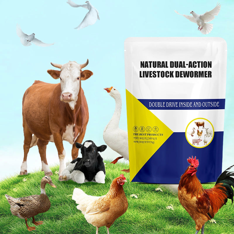 🔥Natürliches doppelwirkendes Entwurmungsmittel für Nutztiere🏆🏆🏆