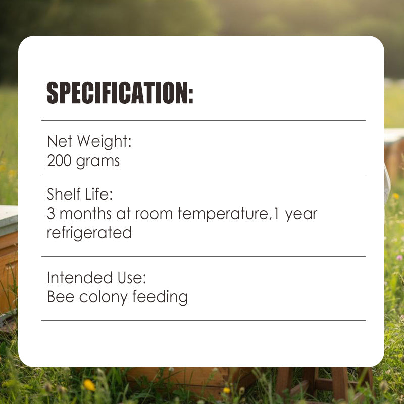 Nährstoffreiches Ergänzungsfuttermittel mit Blütenpollen für Bienen
