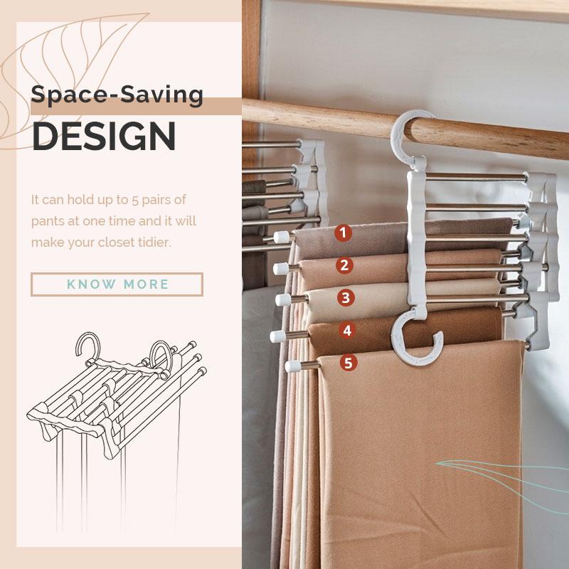 (🍂Fall sale – 50% off!🛏️) Multifunktionaler Hosenständer
