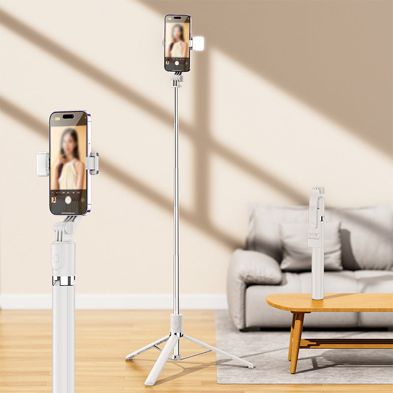 Tripod and portable selfie stick for phone