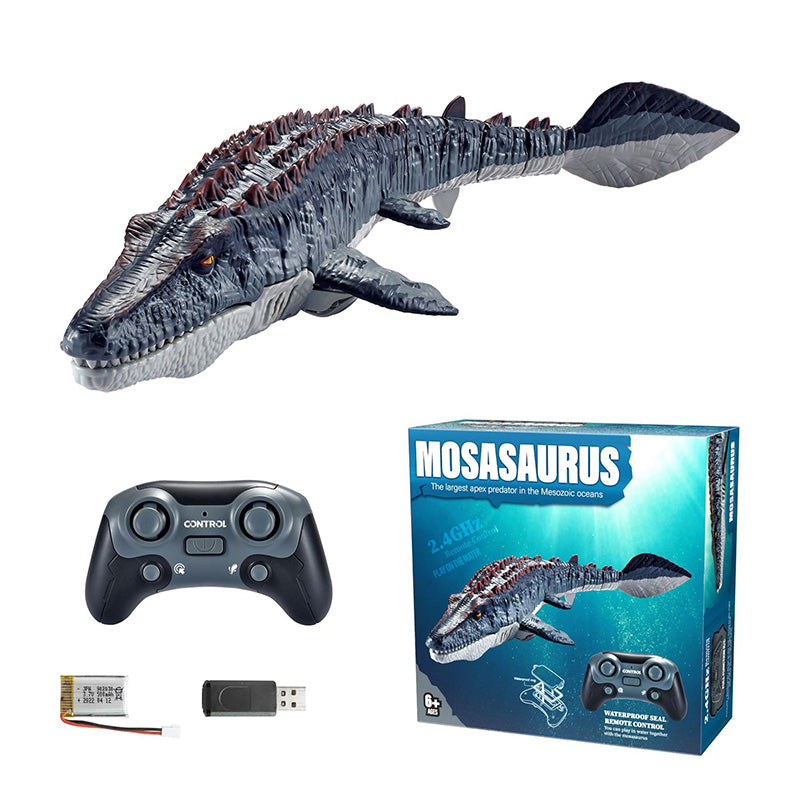 2,4-GHz-RC-Mosasaurus-Schwimmspielzeug mit Sprühfunktion