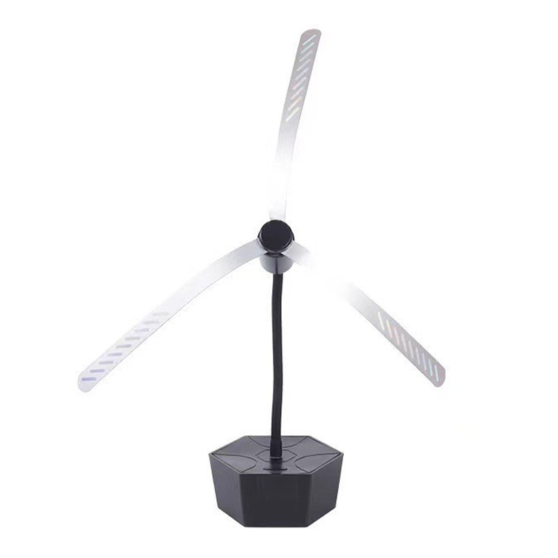 USB-wiederaufladbarer, einziehbarer Fliegenabwehrventilator für den Außenbereich