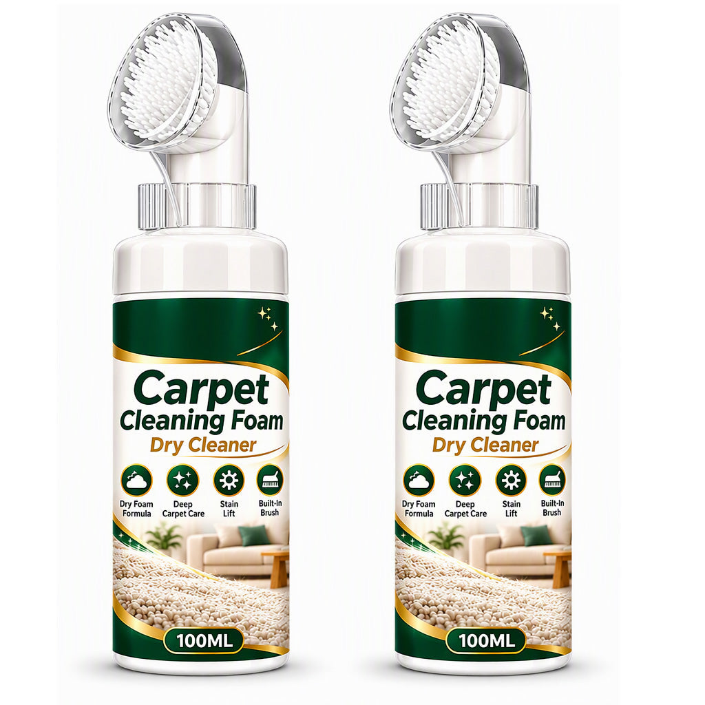 Schaumspray-Set für die Reinigung von Teppichen und Sofas im Haushalt, 100 ml, Flecken- und Staubentferner mit Tuch