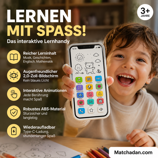 📱 50 % RABATT – Lern-Smartphone für Kinder | Pädagogisch wertvoll, augenschonend und ideal zum Lernen ✨👶