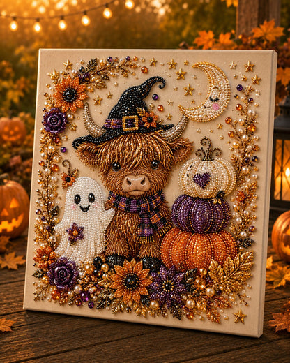 💥 Letzter Tag 50% RABATT👻✨50.000 VERKAUFT!🎃 Halloween Perlkunst DIY-Kit – Keine Malfähigkeiten erforderlich, einfach Perlen zuordnen und platzieren. Erstelle gruselig-süße Dekoration für ein gemütliches Herbst-Zuhause! 🧵🖼️