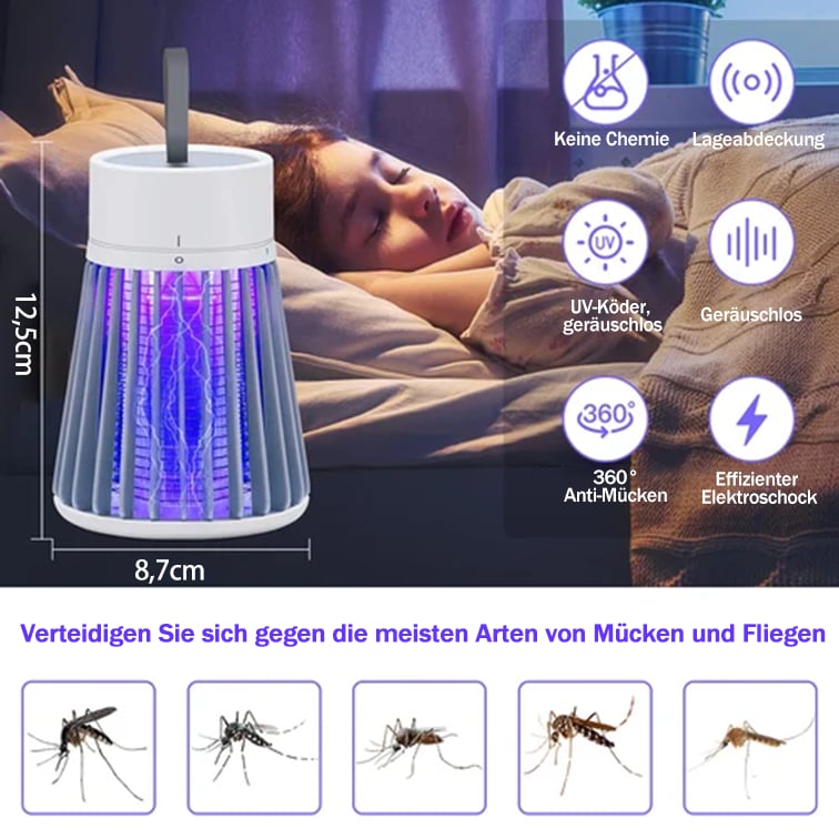 🐜💥 Wiederaufladbare USB-Insektenfalle – 50% Rabatt ⏳🔋 Für Zuhause & Garten, leise, effektiv, chemiefrei, rundum Schutz gegen Mücken & Motten. Begrenzte Zeit!