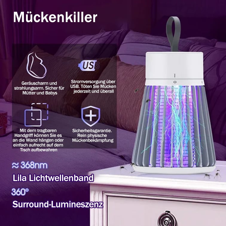 🐜💥 Wiederaufladbare USB-Insektenfalle – 50% Rabatt ⏳🔋 Für Zuhause & Garten, leise, effektiv, chemiefrei, rundum Schutz gegen Mücken & Motten. Begrenzte Zeit!