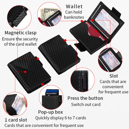 🔥🎁Neu eingetroffen – 50 % Rabatt – Schlanke Herrenbrieftasche mit RFID-Schutz