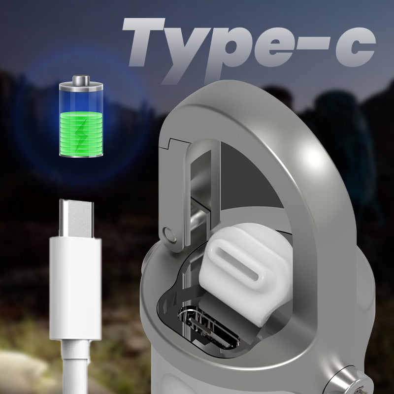 🔥Heißer Verkauf🔥🔦1200LM Superhelle Mini-Schlüsselanhänger-Taschenlampe Wasserdicht