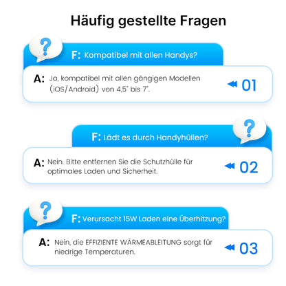 🔥Heißer Verkauf 50 % Rabatt🎁 Multifunktionale kabellose Halterung mit Schnellladegerät für Smartphones
