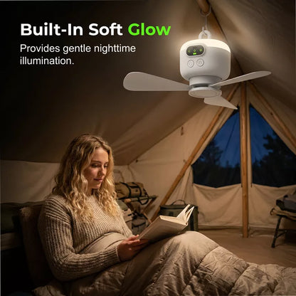 ⏰ Zeitlich begrenztes Angebot: 50% RABATT auf wiederaufladbaren Deckenventilator mit LED! 🌬️✨