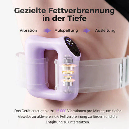 ⏰ Nur noch heute 50% Rabatt! 🟣 3-in-1 Multifunktionaler elektrischer Faszienring mit verstellbarem Gurt, Massage, Fettabbau & Verdauungsförderung für Bauch, Beine, Rücken & Schultern ✨