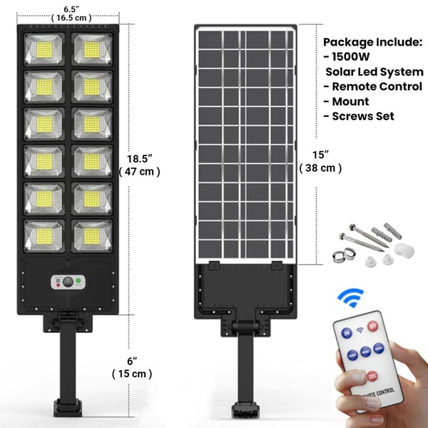 ✈️Free sjöfart✈️1500W Solar-LED-Lichtsystem