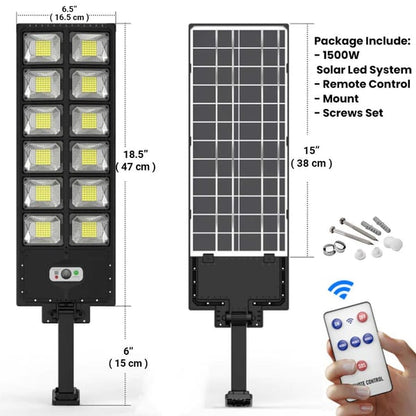 ✈️Free sjöfart✈️1500W Solar-LED-Lichtsystem